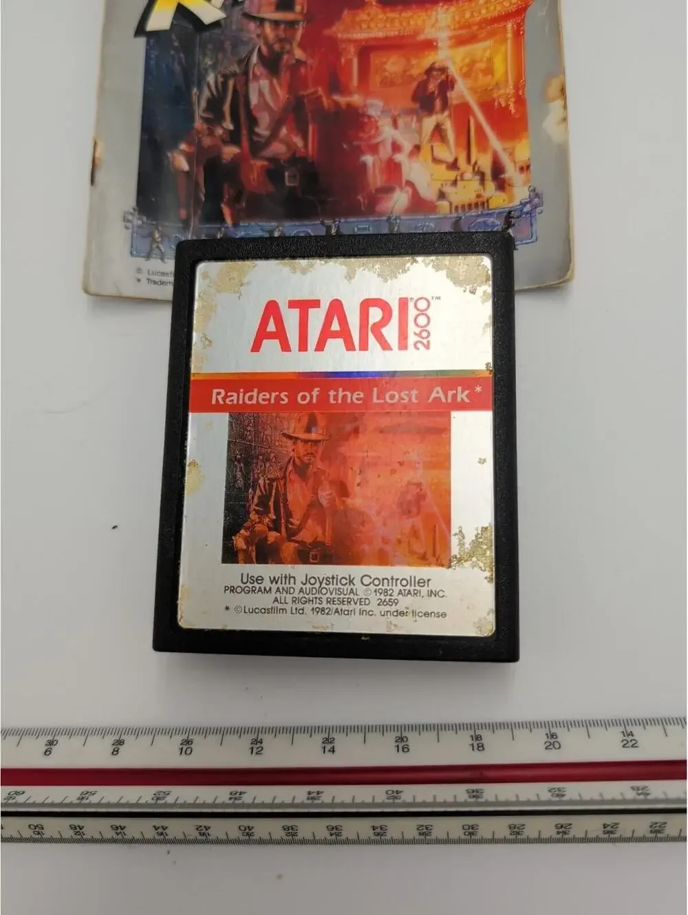 Atari 2600 Raiders Of The Lost Ark Indiana Jones Tested With Instructions Manual